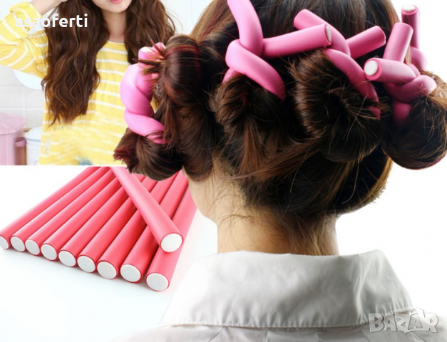 Ролки за коса-гъвкави пръчки пръчки