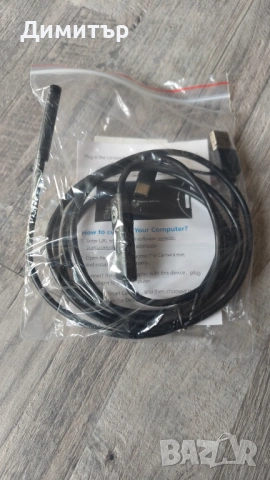 Ендоскопска камера IP67, инспекционна, дължина 2м, Android USB-C, снимка 5 - Камери - 53085925