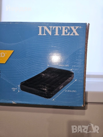 НАДУВАЕМ МАТРАК 99/191/25 СМ С ПОМПА, снимка 2 - Матраци - 53674520