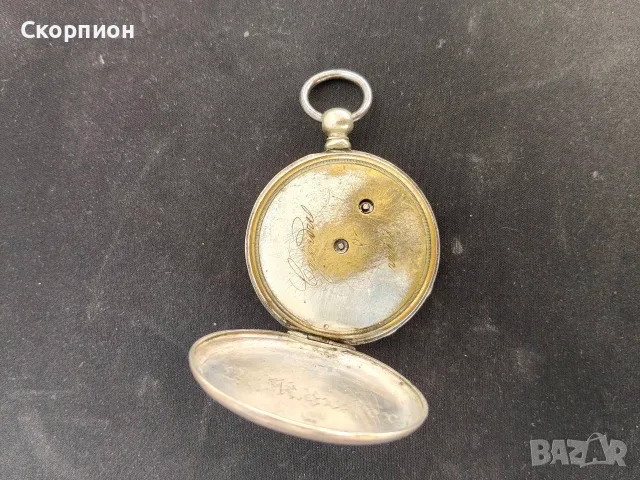Швейцарски сребърен джобен часовник 1901г. - ПЕРФЕКТЕН - ПРОМОЦИЯ, снимка 10 - Джобни - 50421505