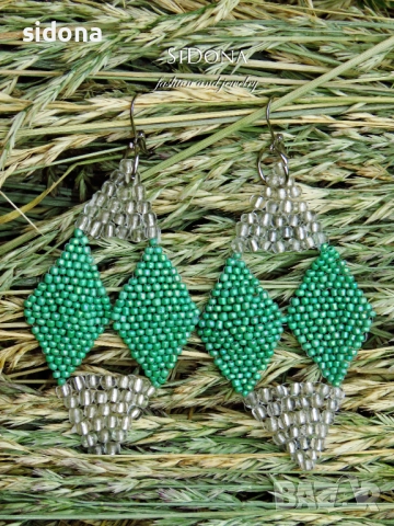 Обеци с мъниста SiDona II, снимка 12 - Обеци - 38012165