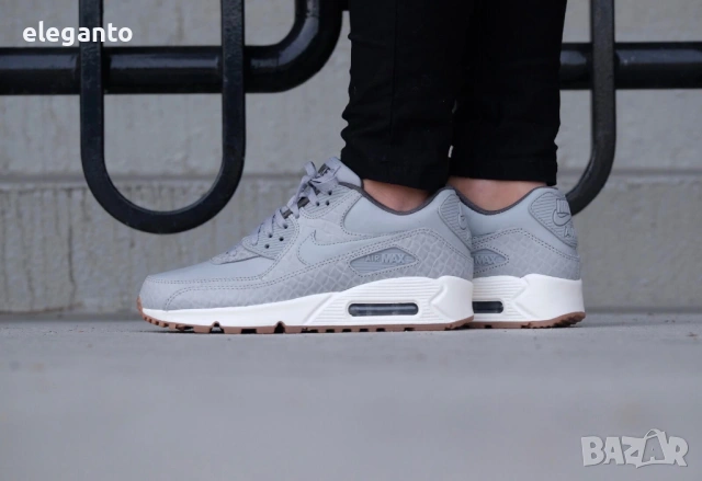 Оригинални маратонки Nike Air Max 90 Premium Wolf Grey  Limited edition , №38