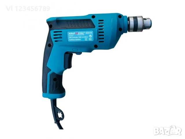 Комплект от перфоратор, ъглошлайф 125 мм и бормашина 1200W KraftRoyal, снимка 5 - Бормашини - 53445552