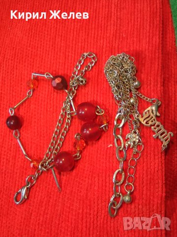 ЛОТ СТАРИ УКРАШЕНИЯ БИЖУТА ПОДХОДЯЩИ и за ХЕНД - МЕЙД МАТЕРИАЛ за НАКИТИ 31344, снимка 2 - Колиета, медальони, синджири - 38031836