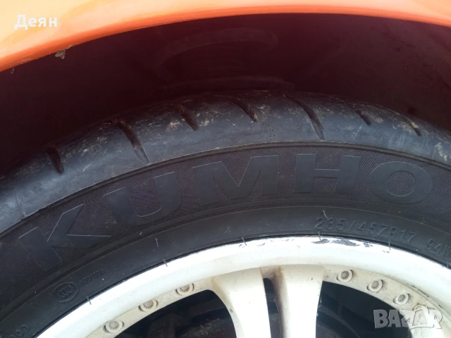 Алуминиеви джанти 5 x 114.3  17 цола .С летни спиртни гуми, снимка 14 - Гуми и джанти - 50739669