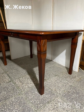 Масивна трапезна маса, снимка 2 - Маси - 53457683