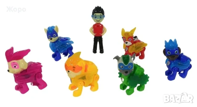 ГОЛЯМ КОМПЛЕКТ ВСИЧКИТЕ ГЕРОИ НА ПЕС ПАТРУЛ 048626, снимка 4 - Фигурки - 47613020