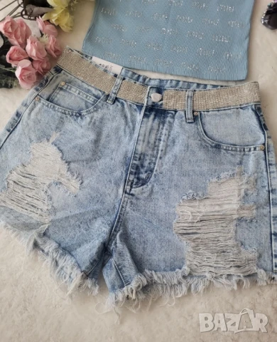панталонки с камъчета , снимка 3 - Къси панталони и бермуди - 51152165