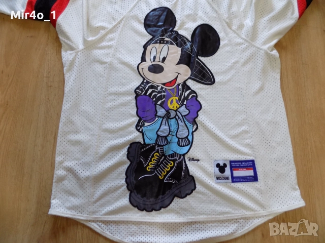 блуза h&m moschino disney limited edition туника горнище фанела худи рокля елек дамска оригинална M, снимка 4 - Туники - 51738429