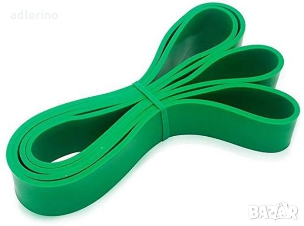 Фитнес гума, разтягаща гумена лента, Power Band 208x4,5 см, снимка 3 - Фитнес уреди - 34389428