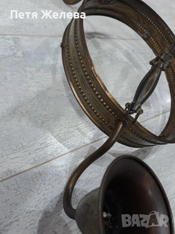 Стари месингови полилей, снимка 12 - Антикварни и старинни предмети - 53326013