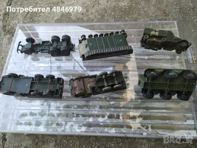 Лот стари военни играчки/танкове/камиони, снимка 2 - Колекции - 55980375
