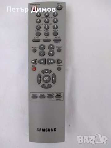 SAMSUNG- 00049C- Дистанционно за TV-VCR., снимка 1 - Дистанционни - 41659181