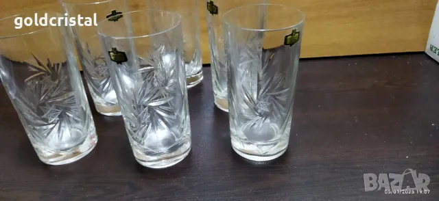 кристални чаши за вода , снимка 14 - Антикварни и старинни предмети - 48562806