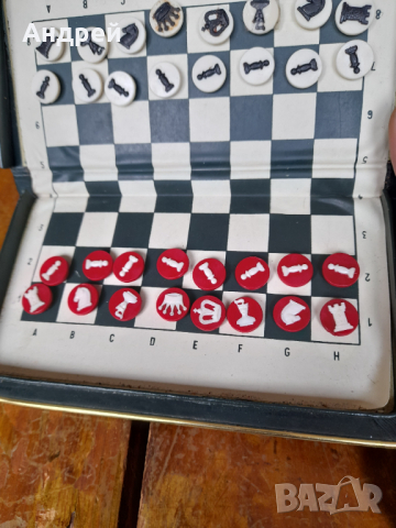 Стар магнитен шах #6, снимка 3 - Други ценни предмети - 44765631