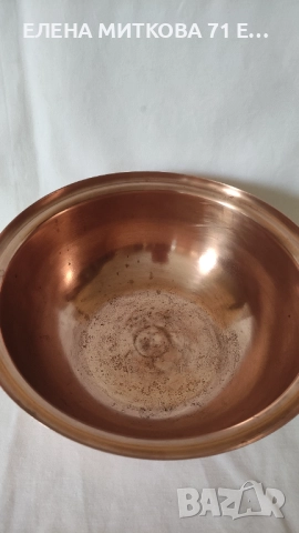 Стари медни съдове за готвене, снимка 12 - Антикварни и старинни предмети - 51647064