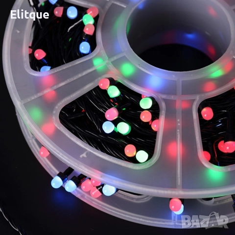 Водоустойчиви Коледни Led лампички Звездно небе - 50 метра 240 светлини, снимка 4 - Лед осветление - 52844285