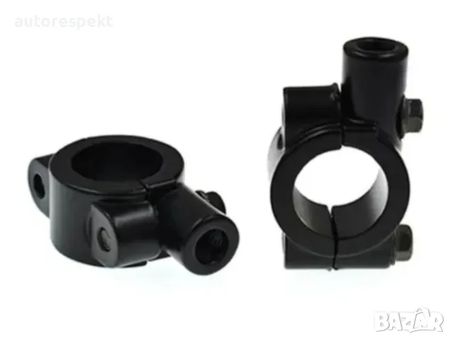 Стойка конзола за огледалото на мотоциклет - 10мм черен 2бр/к-т, снимка 4 - Аксесоари и консумативи - 49616590