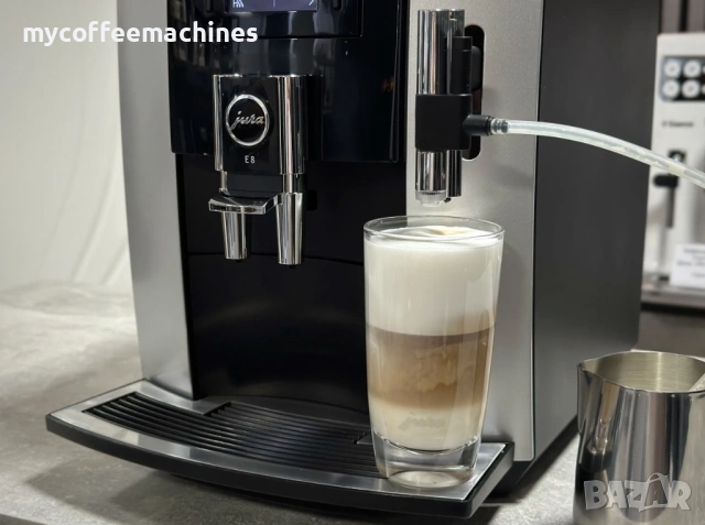 Кафемашина JURA E8, снимка 9 - Кафемашини - 53596305