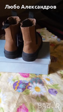 Детски ботуши-H&M.Естествена кожа размер 30 НОВИ., снимка 2 - Детски боти и ботуши - 38714824