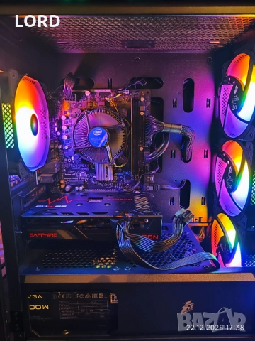 Геймърски i3 10100f, RX 6500 XT 4GB, RAM 16GB DDR4, SSD 512GB NVME