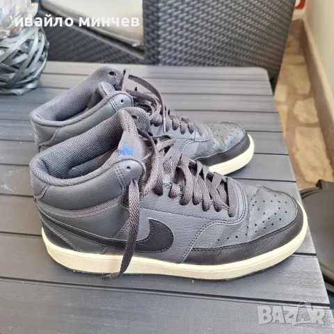 Nike court vision mid black, снимка 4 - Маратонки - 56153221