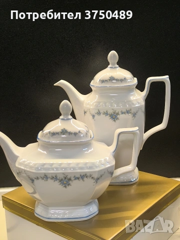Порцеланови кана и чайник