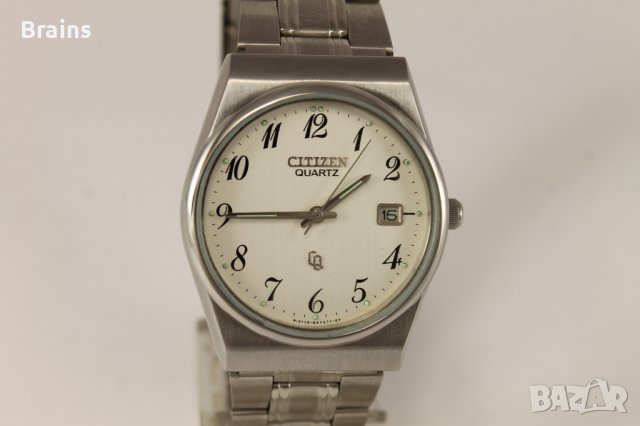 1970's Японски Мъжки Стоманен Часовник CITIZEN CQ, снимка 4 - Антикварни и старинни предмети - 40139806