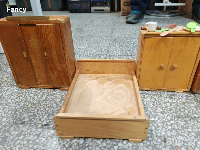 Стари дървени аксесоари за кукли, снимка 4 - Колекции - 53120413