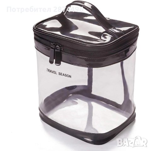 3982 Прозрачен несесер с дръжка, снимка 6 - Органайзери - 41502997