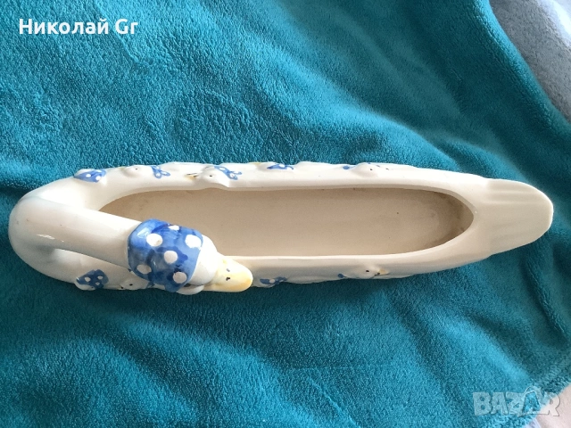 Щанд за бисквити произведено във Франция 1960 години дължина 33 см, снимка 4 - Антикварни и старинни предмети - 53677301