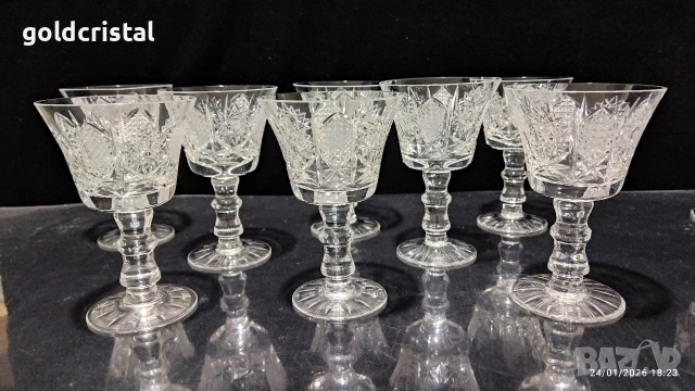 кристални чаши 