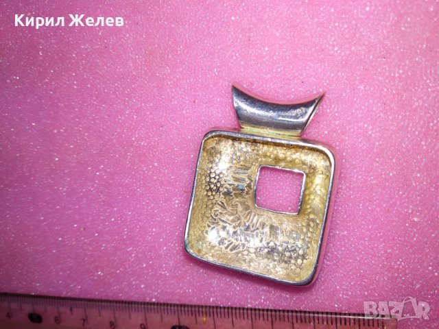 ДИЗАЙНЕРСКИ СРЕБЪЪРЕН МЕДАЛЬОН СРЕБРО 925 ХУДОЖЕСТВЕНА МАЙСТОРСКА АРТ ИЗРАБОТКА 43249, снимка 14 - Колиета, медальони, синджири - 44393966
