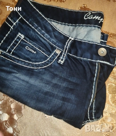 CAMP DAVID Оригинал Нови Мъжки Маркови Дънки L , снимка 2 - Дънки - 53448968