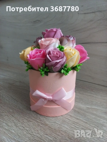 Продавам букет от ароматни сапунени рози