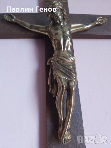 Стар кръст , Исус Христос 50.5х30см, снимка 13 - Други ценни предмети - 41394653