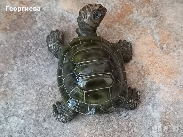 Декоративна костенурка, снимка 3 - Декорация за дома - 41836469