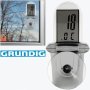 Водоустойчив цифров термометър Grundig , Външен термометър с вендуза за прозорец