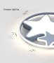 Луксозна LED лампа за ДЕТСКА СТАЯ висок клас плафон звезда, снимка 4