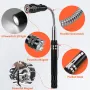 Телескопичен LED фенер с магнит, огъващ се на 360°, за проверка и изваждане на метални предмети, снимка 3