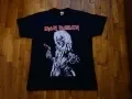 Маркова тениска Fruit of the loom на Iron Maiden Killers размер Л отлична, снимка 2