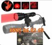 LED фенер за пушка, прожектор за лов с лещи, спусък и стойка, Q518-P90, снимка 2