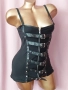 М Черен корсет с катарами, снимка 3