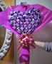 ЗАПОВЯДАЙТЕ!🎀Букет-сърце от шоколадови вафлички 💝🍫, снимка 1 - Подаръци за жени - 44297541