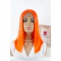Къса права оранжева лейс фронт перука Електра, снимка 1 - Аксесоари за коса - 35901579