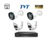 TVT Комплект за Видеонаблюдение с 2 FULL-HD Булет и 2 FULL-HD куполни камери