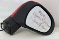 Дясно електрическо огледало Peugeot 207 (2006-2014г.) 2 букси / 9 пина / 9680194977 Червено Червен, снимка 1