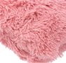Декоративна възглавница Pink Shaggy, 25x25см, Розова