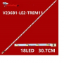 LED STRIP LG 24" LG V236BJ1-LE2-TREM11 6202B0005S000 4020 3V 18LED 306MM /Цената е за бр. лента, снимка 1