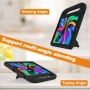 Защитен калъф с дръжка за Lenovo Tab P12 Pro 12.7 2025- EVA шокоустойчив, Стойка, Вкл. Протектор, 6 , снимка 9